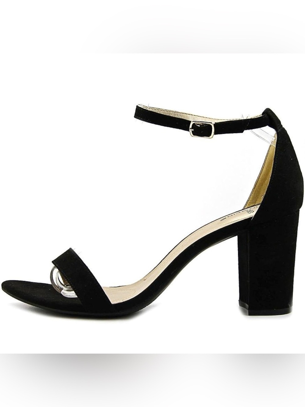 Bandolino classic Black Open-Toe Block Heel Sandal Ankle Strap size 10M NWOT - Picture 2 of 12